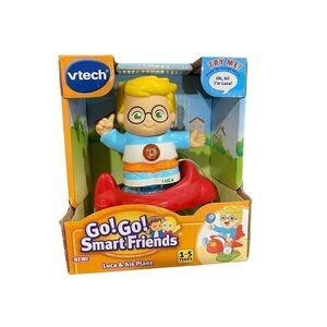 Vtech Go Go Smart Friends Talking Figure LUCA & His Plane 2 Piece NEW! !